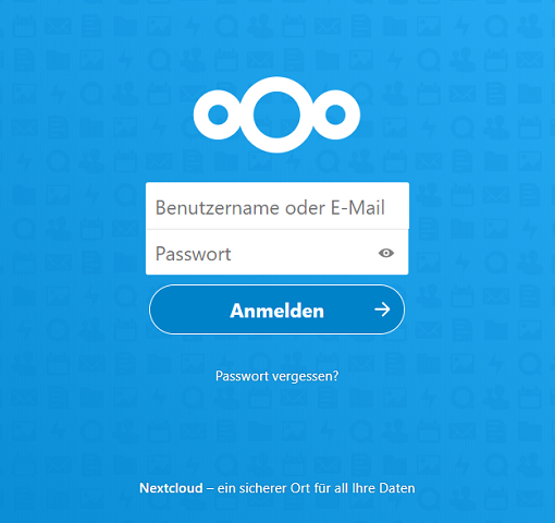 Nextcloud Login Page